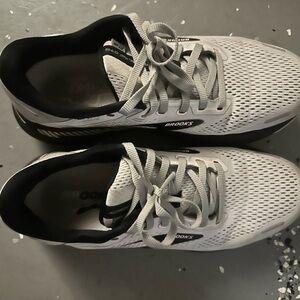 Brooks Black and White Athletic Sneakers